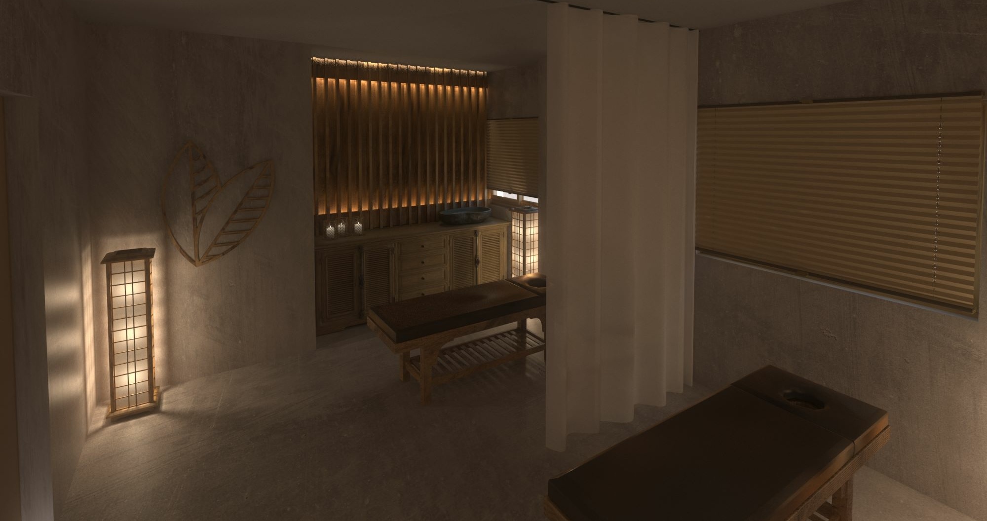 The deeply relaxing wellness space of V Hotel in Delphi with spa services